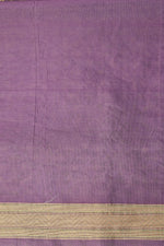Orchid Purple Jamdani Cotton Blended Saree