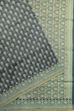 Grey Booti Cotton Blended Saree