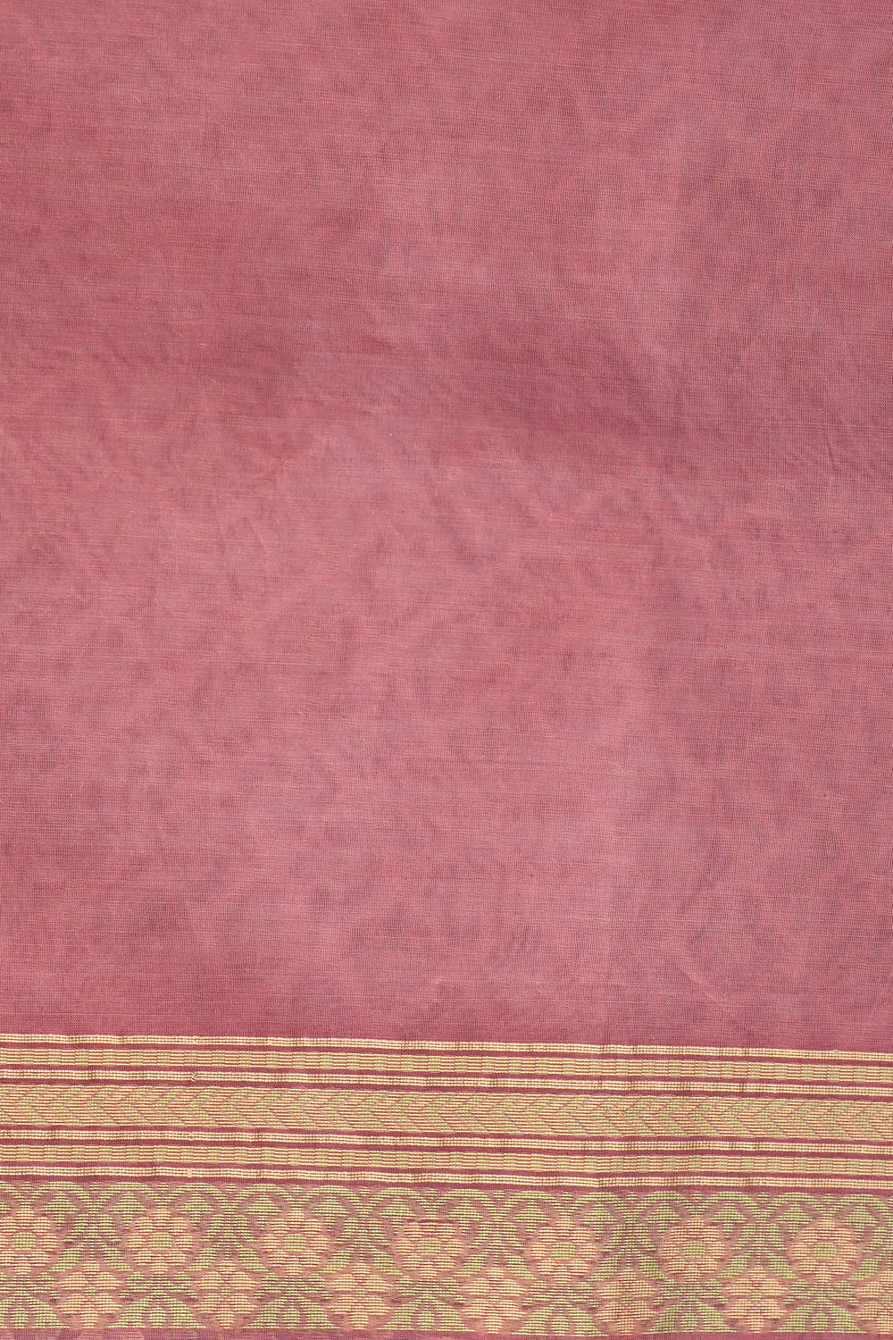 Carrot Red Jangla Cotton Blended Saree