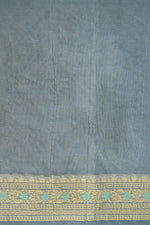 Grey Booti Cotton Blended Saree