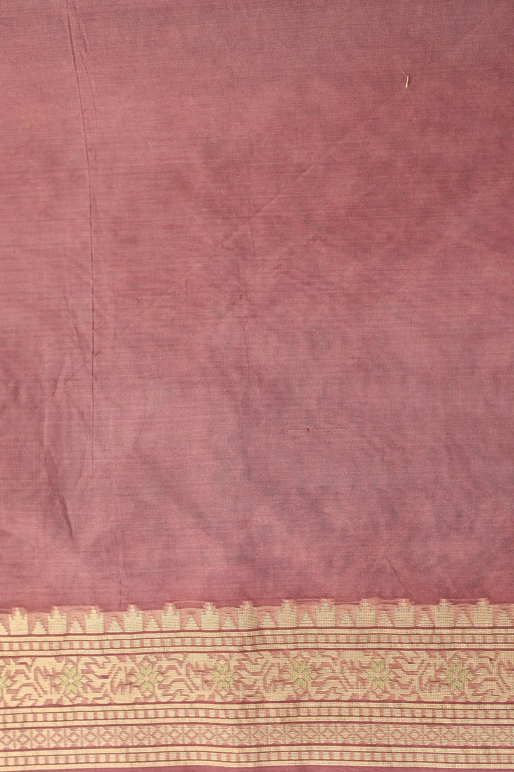 Red Jangla Cotton Blended Saree