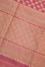 Pink Jangla Cotton Blended Saree