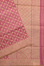 Pink Jangla Cotton Blended Saree