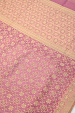 Pink Jangla Cotton Blended Saree