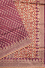 Magenta Purple Booti Cotton Blended Saree
