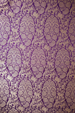 Grape Purple Brocade Katan Silk Handwoven Banarasi Suit