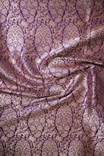 Grape Purple Brocade Katan Silk Handwoven Banarasi Suit