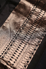 Handwoven Black Banarasi Brocade Pure Katan Silk Co-ord Set