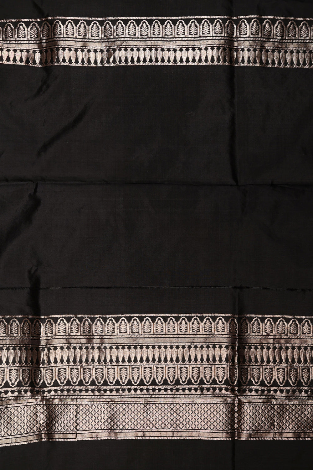 Handwoven Black Banarasi Brocade Pure Katan Silk Co-ord Set
