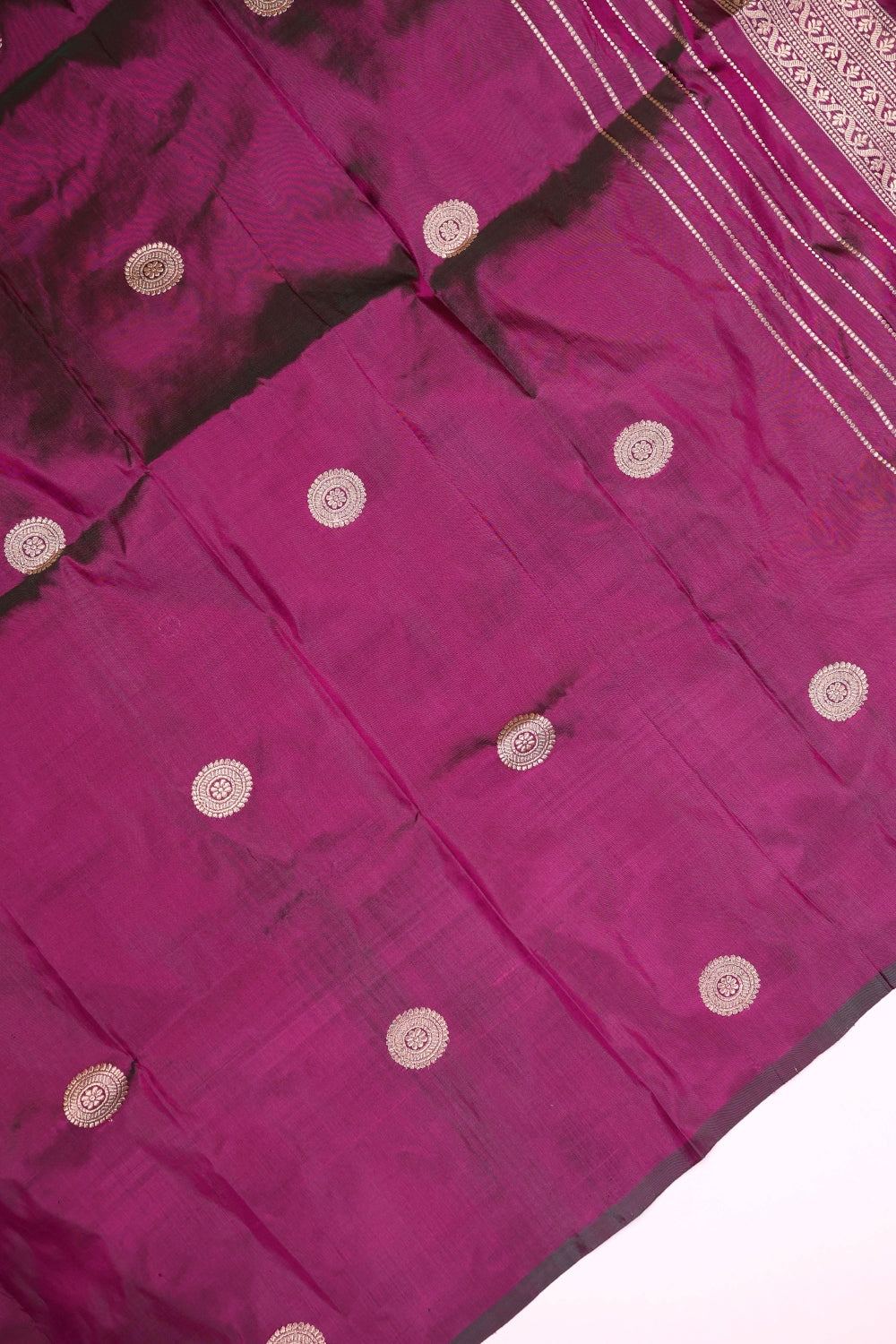 Handwoven Wine Berry Banarasi Katan Silk Suit