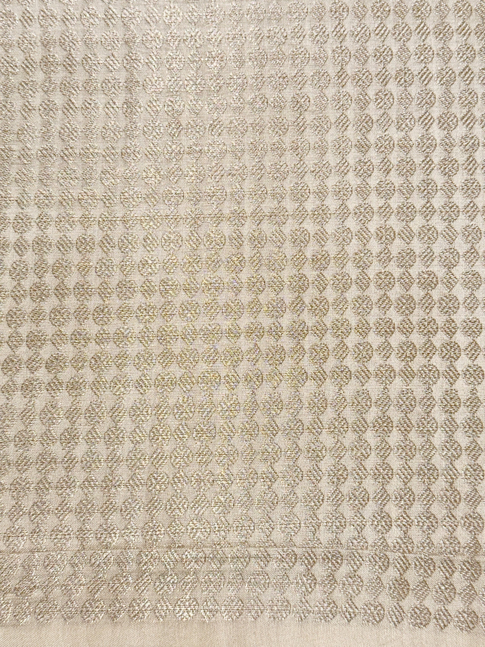 Oyster Tan Booti Soft Silk  Handwoven Banarasi Saree