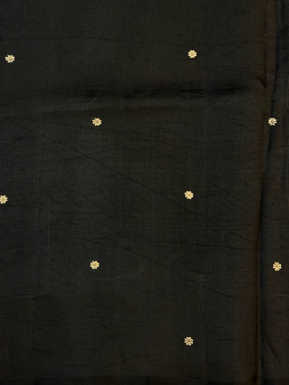 Jade Black Sona Roopa Soft Silk  Handwoven Banarasi Saree