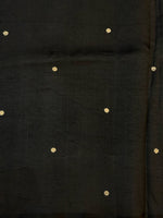 Jade Black Sona Roopa Soft Silk  Handwoven Banarasi Saree