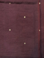 Wine Red Sona Roopa Soft Silk  Handwoven Banarasi Saree