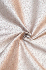 Dove Grey Brocade Silk By Cotton Blended Thaan