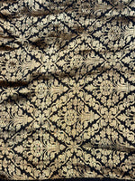 Gold Tan Brocade Katan Tissue Handwoven Banarasi Saree