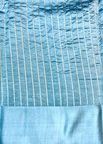 Sky Blue Motif Katan Silk Handwoven Banarasi Saree