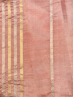 Rose Pink Motif Katan Silk Handwoven Banarasi Saree
