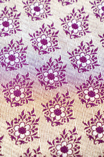 Boysenberry Purple Brocade Katan Silk Handwoven Banarasi Thaan