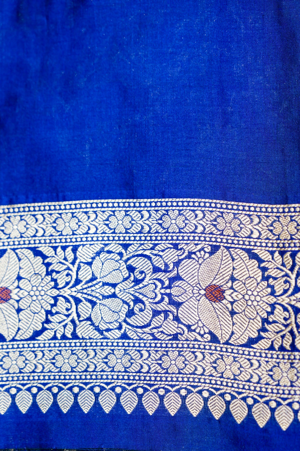 Royal Blue Meenakari Katan Silk Handwoven Banarasi Saree