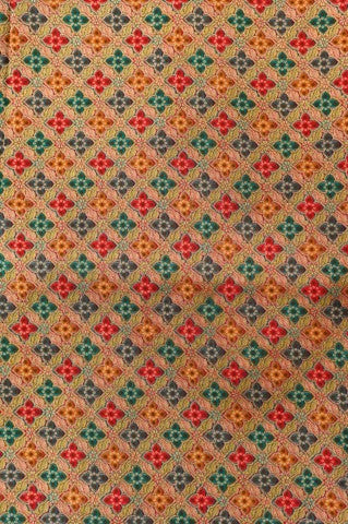 Handwoven Olive Green Banarasi  Blended Silk  Saree