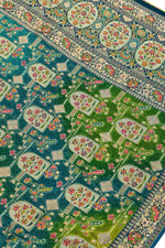 Ocean Multi Bandhani Georgette Khadi  Blended Saree