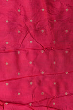 Cream White Kalamkari Moonga Silk  Blended Saree