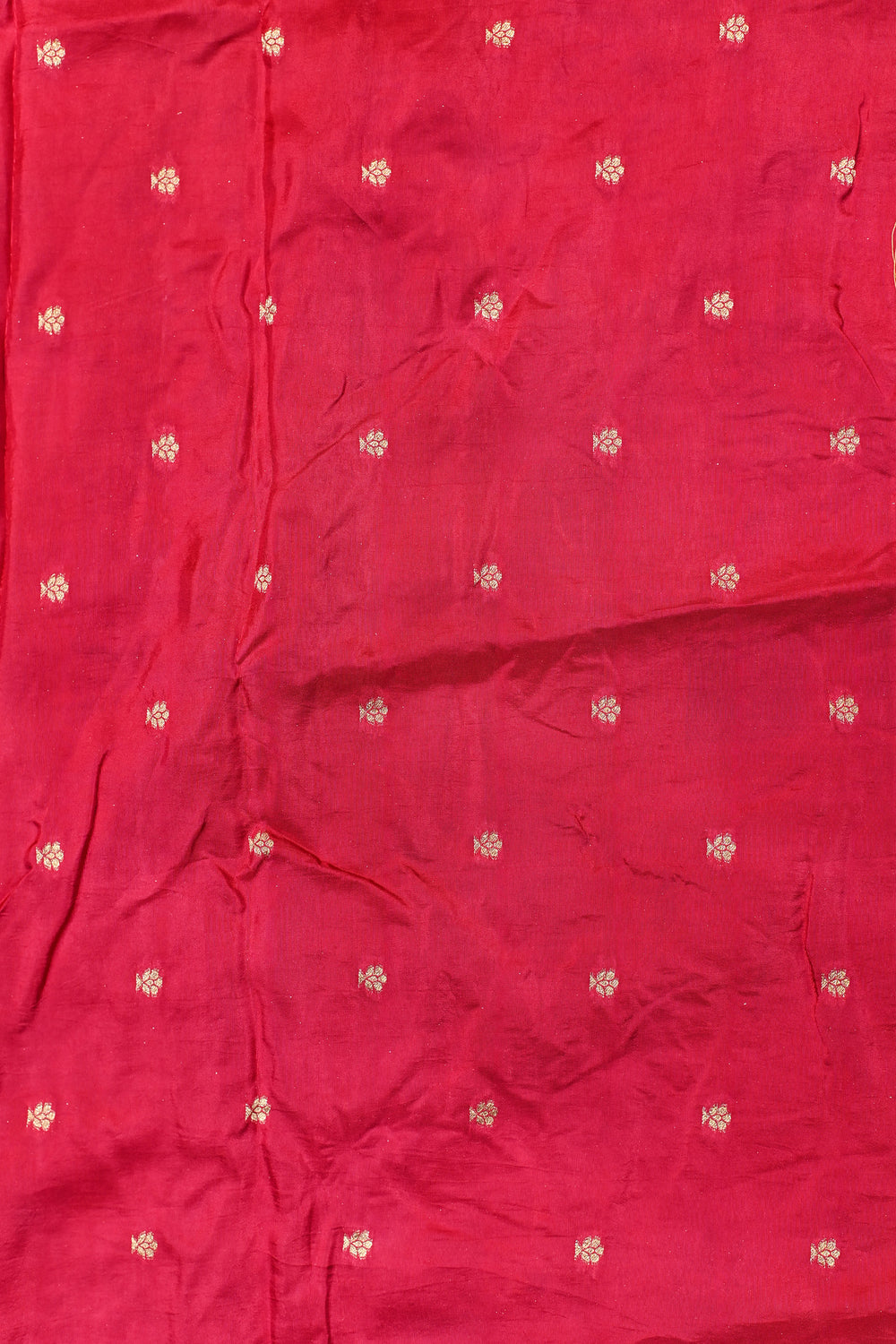 Gold Yellow Kalamkari Moonga Silk  Blended Saree