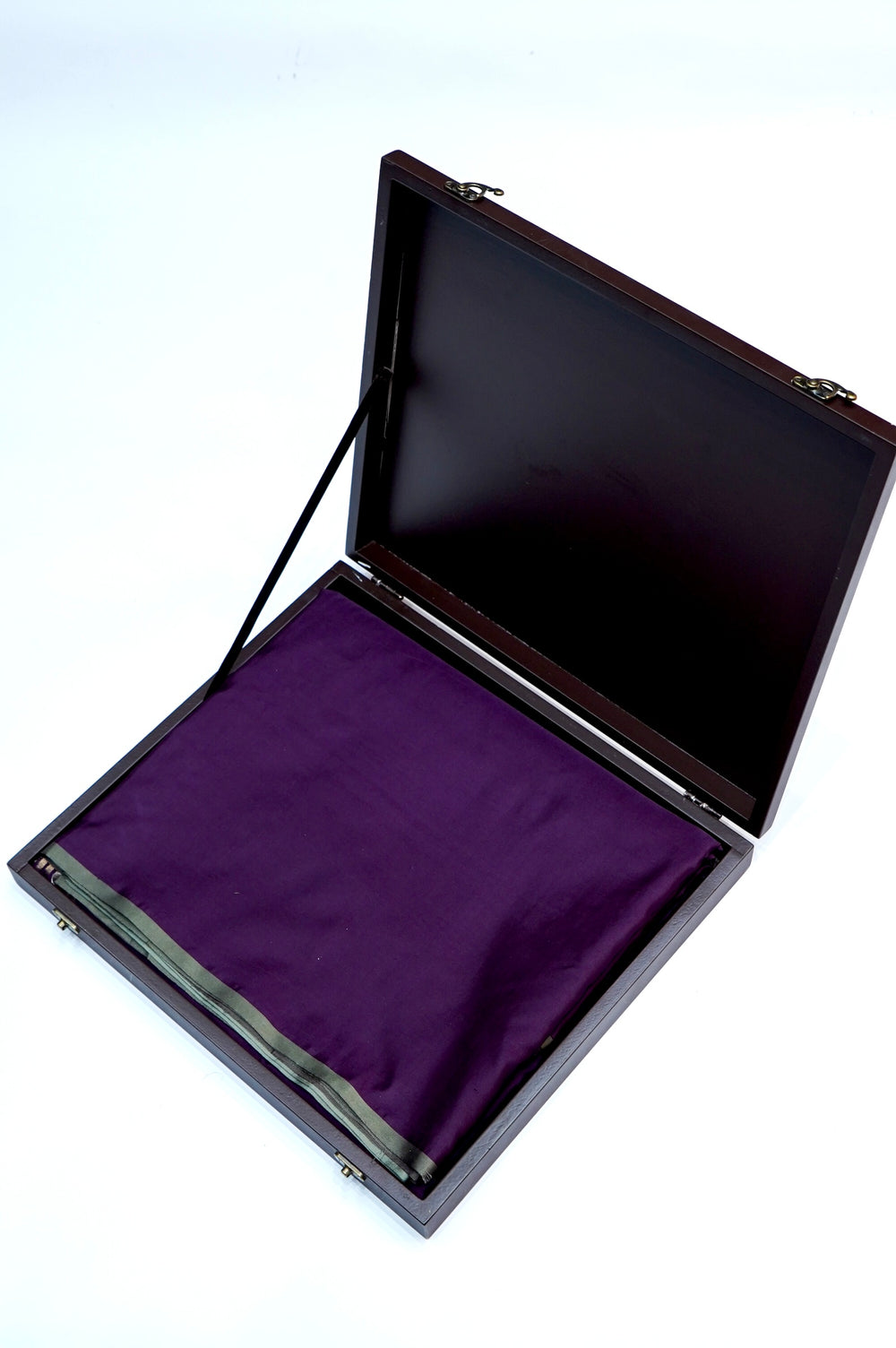 Boyseberry Purple Plain Katan Silk Handwoven Banarasi Saree