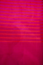 Magenta Pink Motif Mashru Silk  Handwoven Banarasi Saree