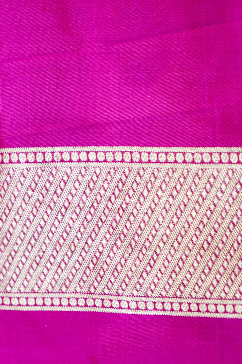 Fuschia Pink Patola Katan Silk Handwoven Banarasi Saree