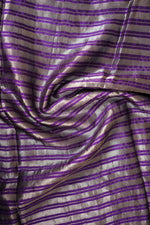 Plum Purple Booti Katan Silk Handwoven Banarasi Suit
