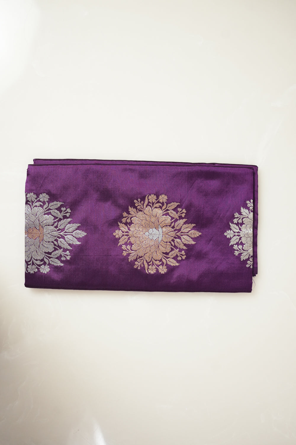 Grape Purple Buta Katan Silk Handwoven Banarasi Co-ord Set