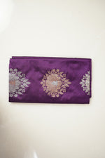 Grape Purple Buta Katan Silk Handwoven Banarasi Co-ord Set