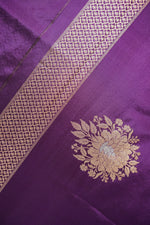 Grape Purple Buta Katan Silk Handwoven Banarasi Co-ord Set