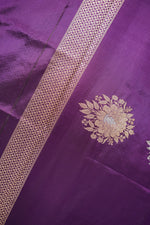 Grape Purple Buta Katan Silk Handwoven Banarasi Co-ord Set