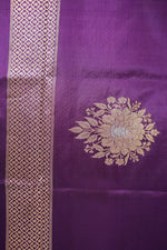 Grape Purple Buta Katan Silk Handwoven Banarasi Co-ord Set