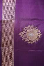 Grape Purple Buta Katan Silk Handwoven Banarasi Co-ord Set