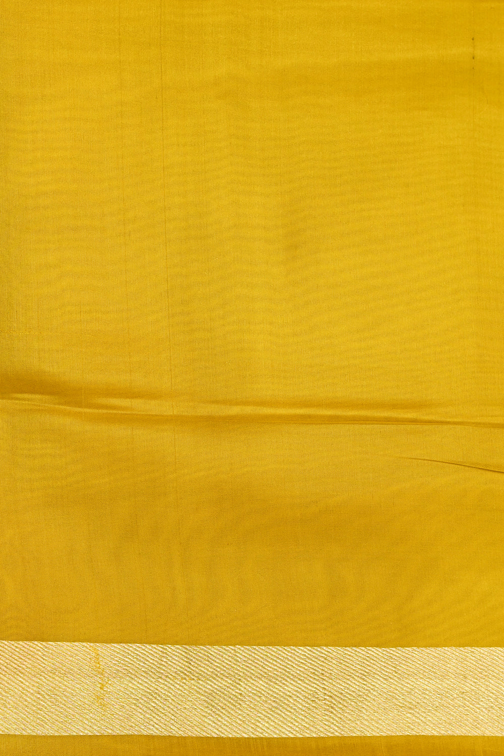 Honey Yellow Brocade Mashru Silk  Handwoven Banarasi Saree