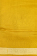 Honey Yellow Brocade Mashru Silk  Handwoven Banarasi Saree