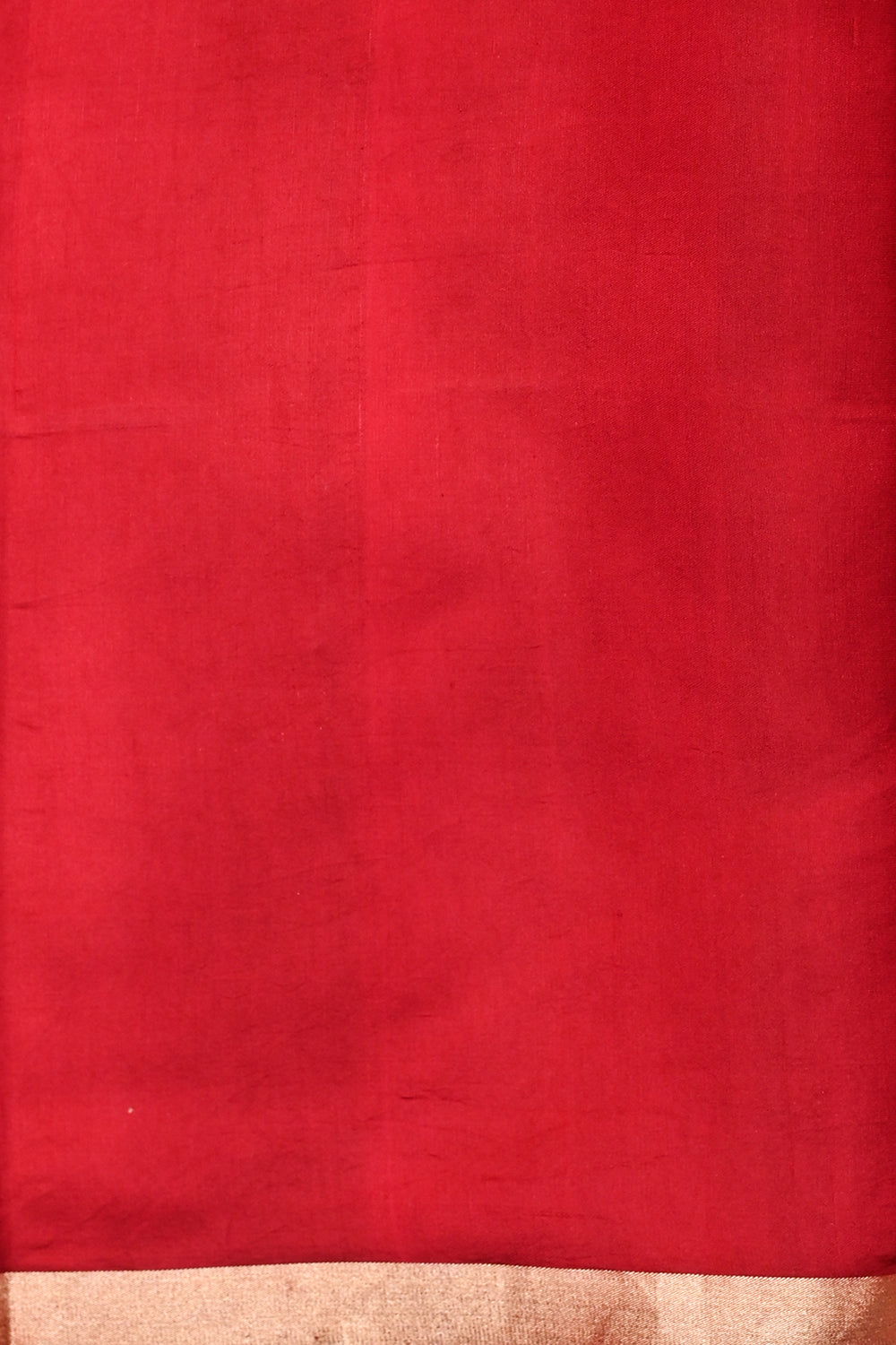 Ruby Red Booti Soft Silk  Handwoven Banarasi Saree