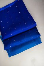 Shaded Blue Booti Breezy Organza Handwoven Banarasi Saree
