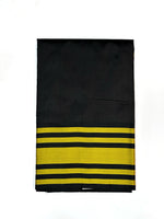 Jade Black Plain Katan Silk Handwoven Banarasi Saree