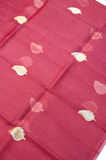 Punch Pink Sona Roopa Breezy Organza  Handwoven Banarasi Saree