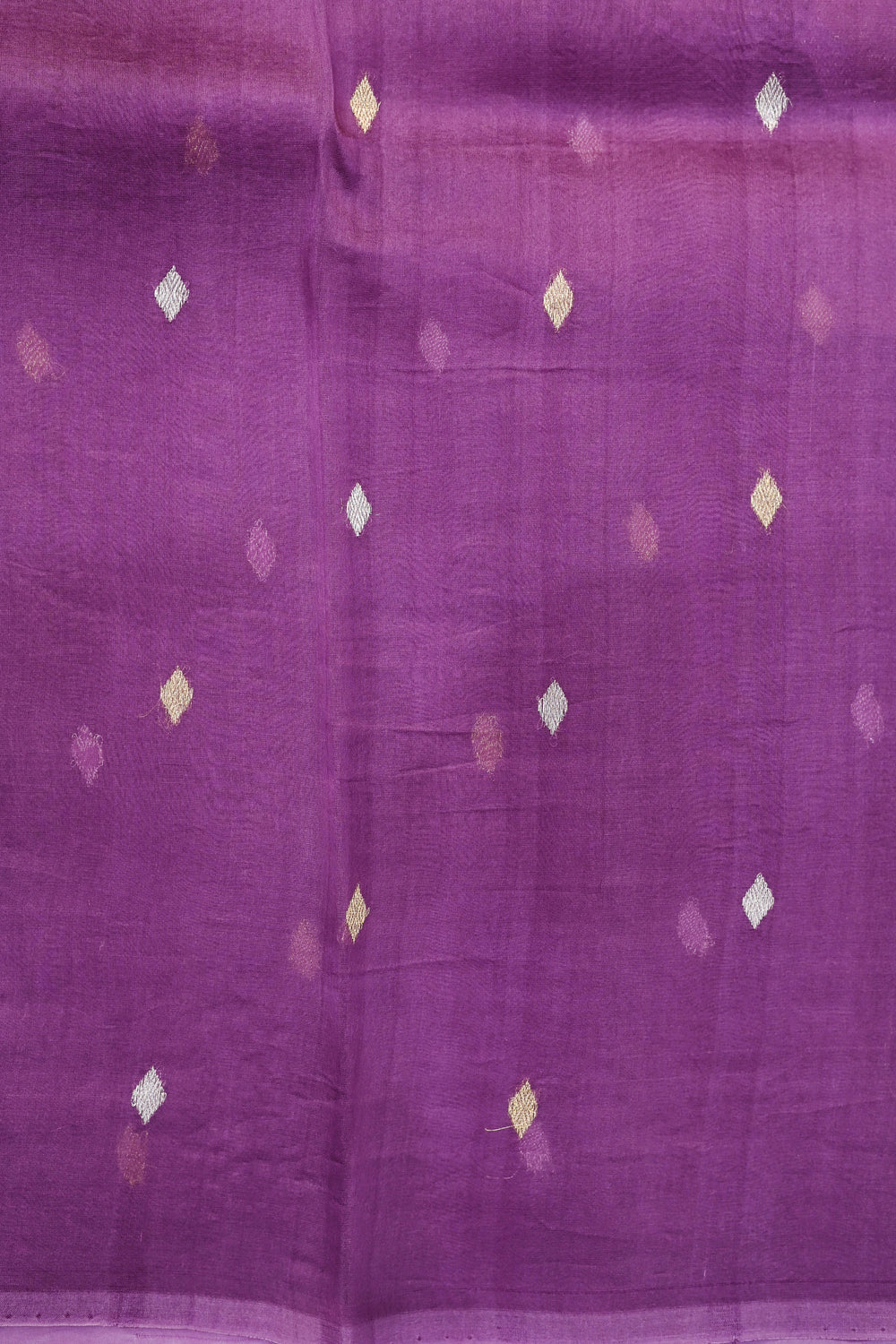 Muave Purple Sona Roopa Breezy Organza  Handwoven Banarasi Saree