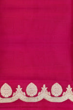 Hot Pink Sona Roopa Breezy Organza  Handwoven Banarasi Saree