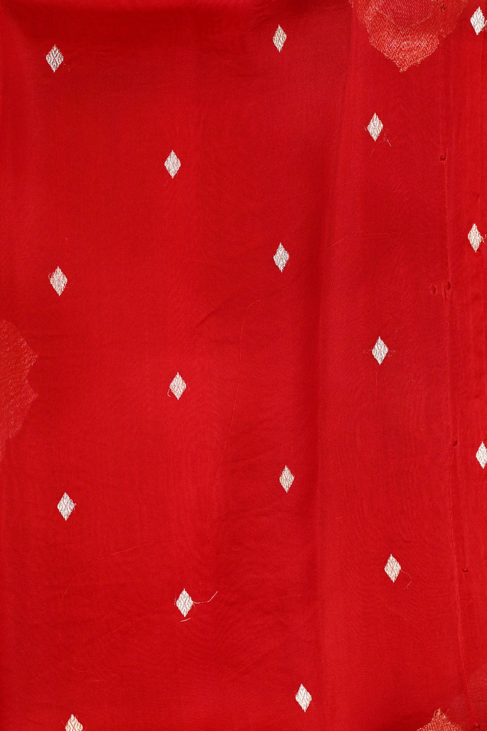 Rose Red Sona Roopa Breezy Organza  Handwoven Banarasi Saree
