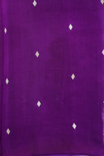 Violet Purple Sona Roopa Breezy Organza  Handwoven Banarasi Saree