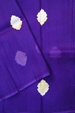 Indigo Blue Sona Roopa Breezy Organza  Handwoven Banarasi Saree
