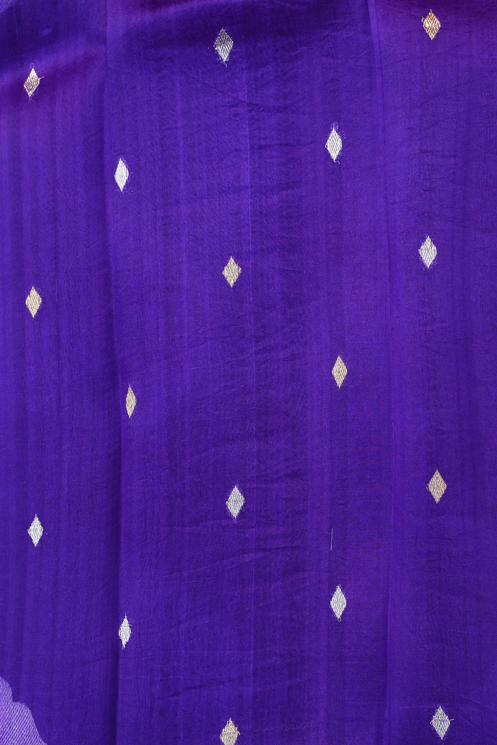 Indigo Blue Sona Roopa Breezy Organza  Handwoven Banarasi Saree